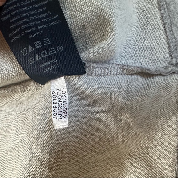 Tommy Hilfiger Military Band Style Jacket Open Front Metal Buttons Gray Size M - Picture 5 of 9